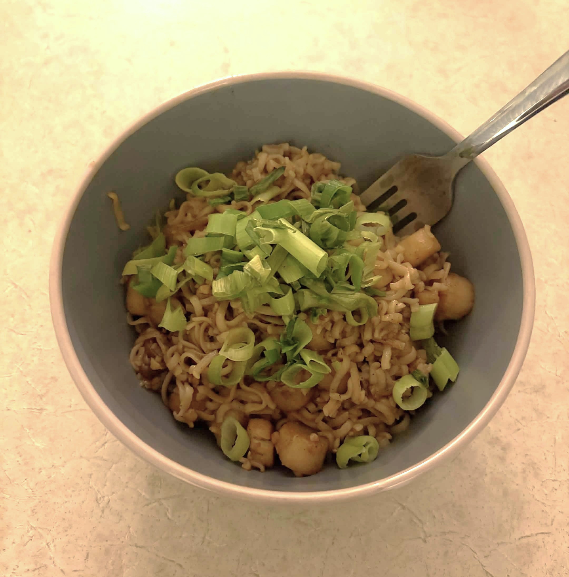 Hoisin Garlic Noodles with scallops